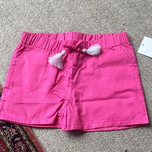BNWT ANDY AND EVAN Pink Shorts with Tassel Detail SIZE 4